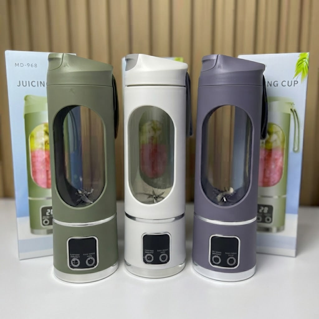 Vaso Licuadora Portátil Recargable con Pantalla Digital