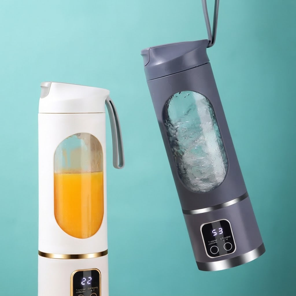 Vaso Licuadora Portátil Recargable con Pantalla Digital