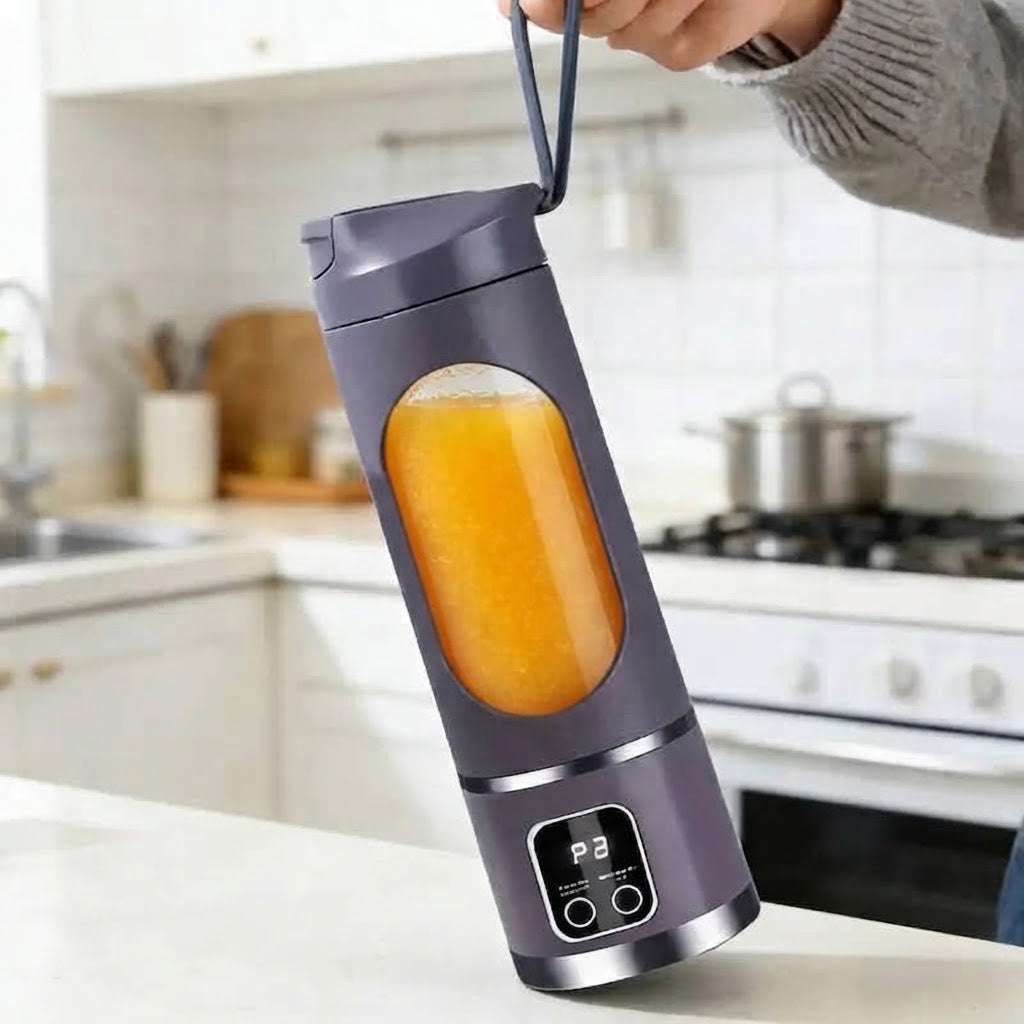 Vaso Licuadora Portátil Recargable con Pantalla Digital